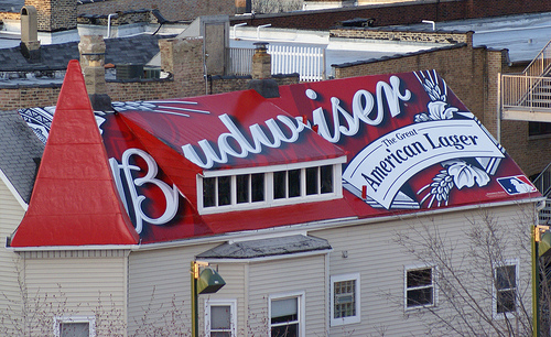 The Budweiser Roof at Wrigley Field