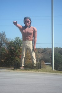 Cross Plains Indian The Muffler Man